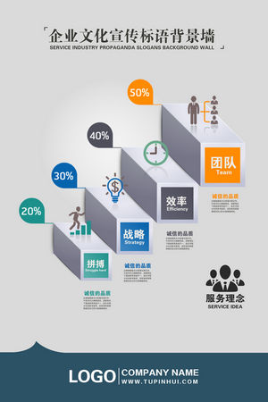 企业理念企业文化海报