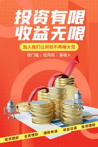 金融银行基金保险投资理财贷款宣传促销海报-72