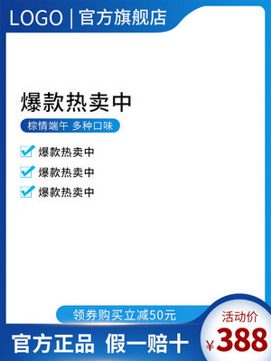 电商促销直通车长主图模板